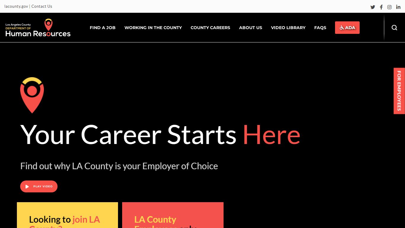 LAC Jobs – Start HERE - County of Los Angeles Human Resources Department