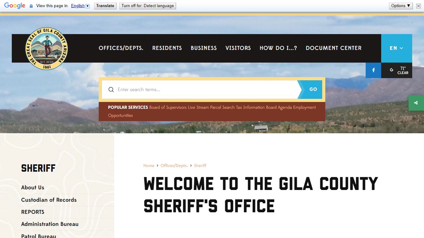 Gila County Sheriff s Office